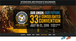Desktop Screenshot of convention.boilermakers.org