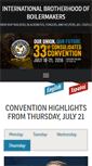 Mobile Screenshot of convention.boilermakers.org